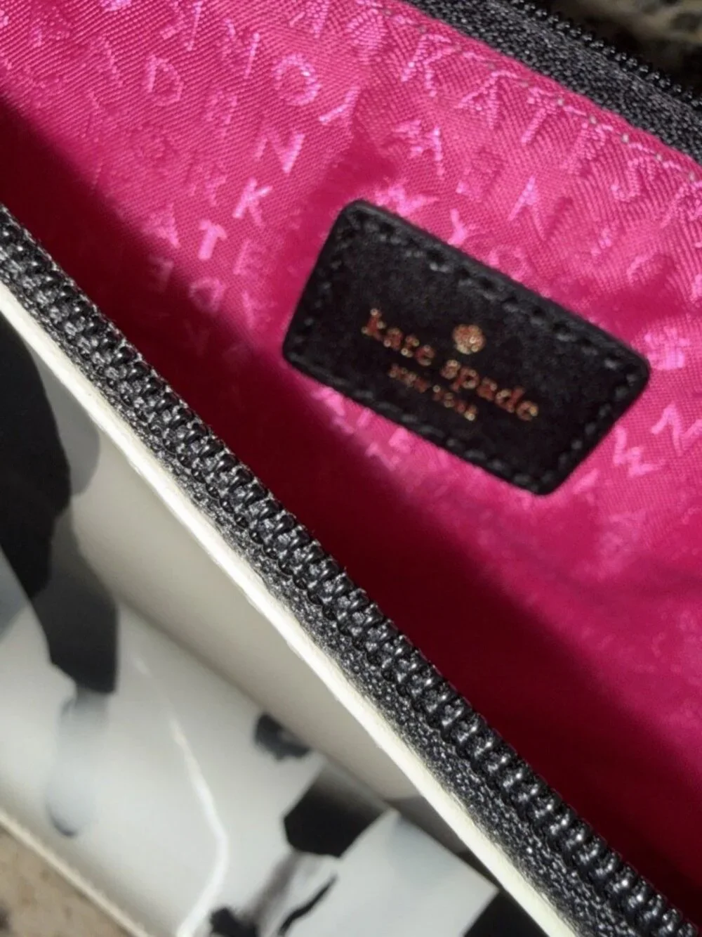 Rare Kate Spade New York Holographic Dancing Vinyl Slim Clutch Pouch Bag-Video!